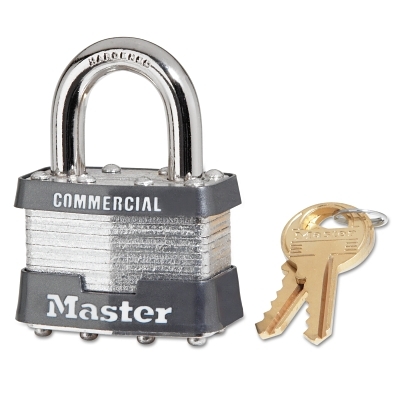 4 PIN TUMBLER PADLOCK KEYED ALIKE LAMINA
